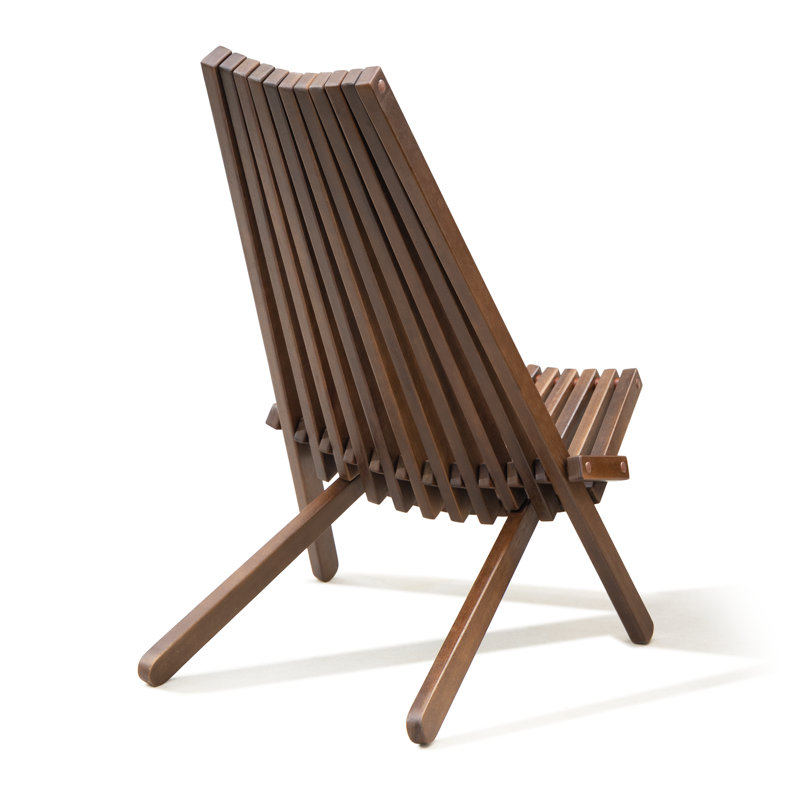 Red Barrel Studio® Jahvion Eucalyptus Wooden Folding Portable